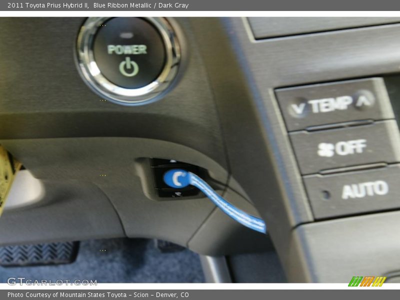 Blue Ribbon Metallic / Dark Gray 2011 Toyota Prius Hybrid II