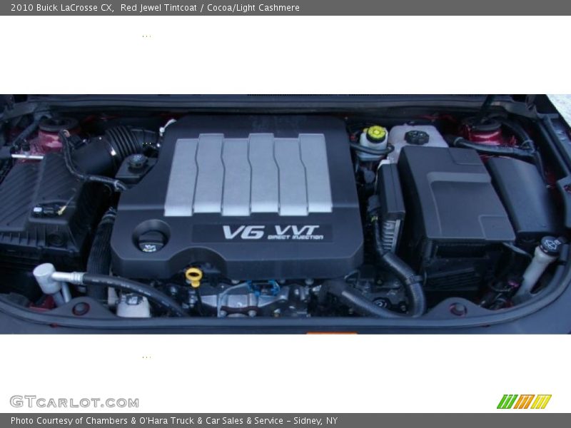 Red Jewel Tintcoat / Cocoa/Light Cashmere 2010 Buick LaCrosse CX