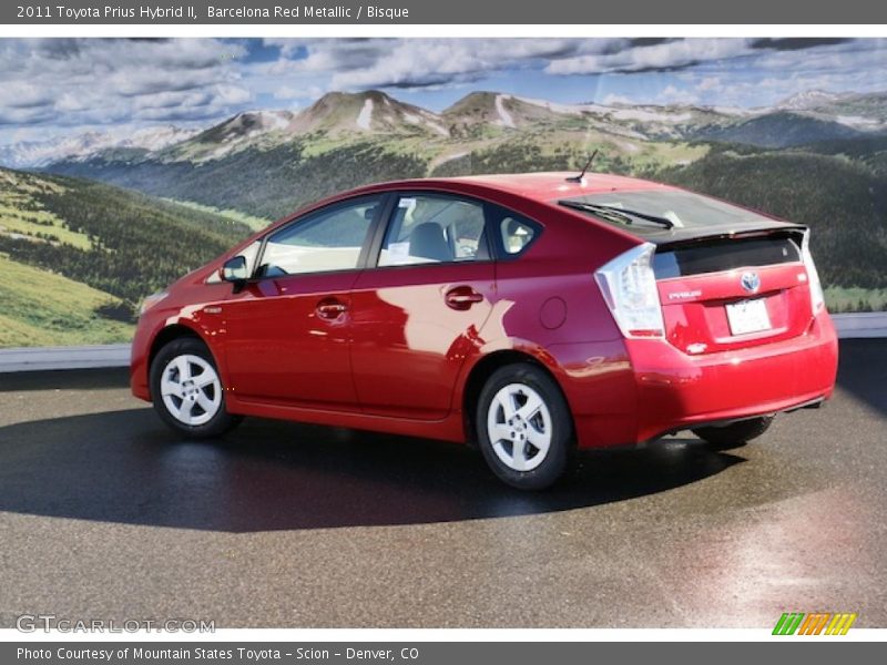 Barcelona Red Metallic / Bisque 2011 Toyota Prius Hybrid II