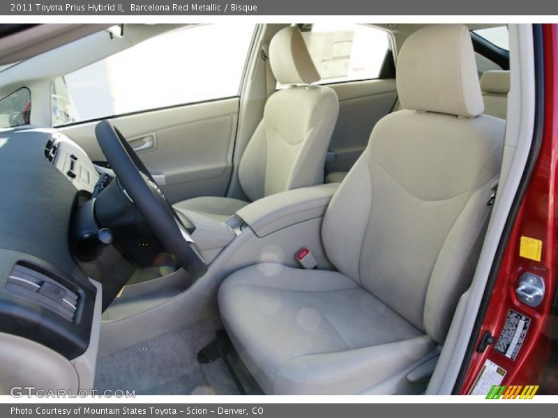 Barcelona Red Metallic / Bisque 2011 Toyota Prius Hybrid II
