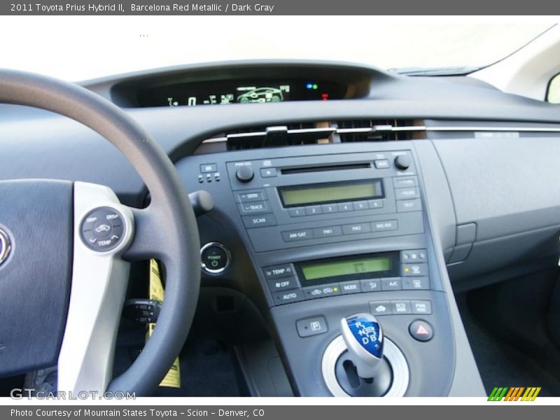 Barcelona Red Metallic / Dark Gray 2011 Toyota Prius Hybrid II