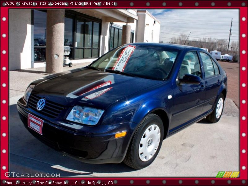 Atlantic Blue Pearl / Beige 2000 Volkswagen Jetta GLS Sedan