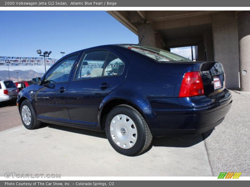 Atlantic Blue Pearl / Beige 2000 Volkswagen Jetta GLS Sedan