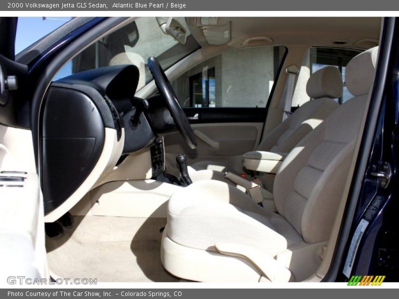 Atlantic Blue Pearl / Beige 2000 Volkswagen Jetta GLS Sedan