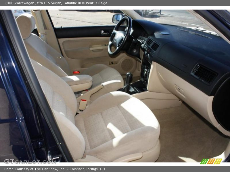 Atlantic Blue Pearl / Beige 2000 Volkswagen Jetta GLS Sedan