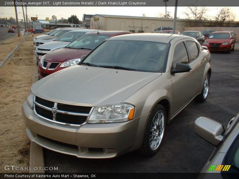 Light Sandstone Metallic / Dark Khaki/Light Graystone 2008 Dodge Avenger SXT