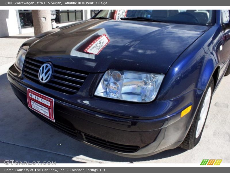 Atlantic Blue Pearl / Beige 2000 Volkswagen Jetta GLS Sedan