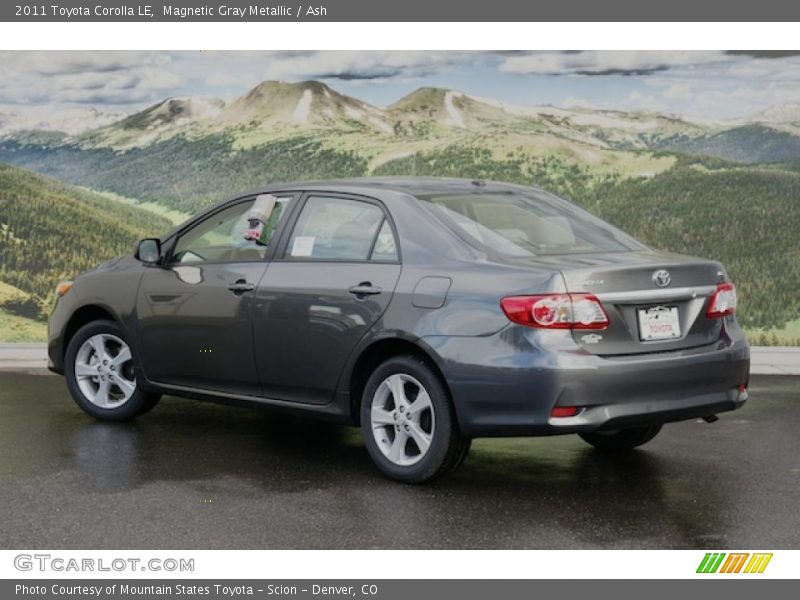 Magnetic Gray Metallic / Ash 2011 Toyota Corolla LE