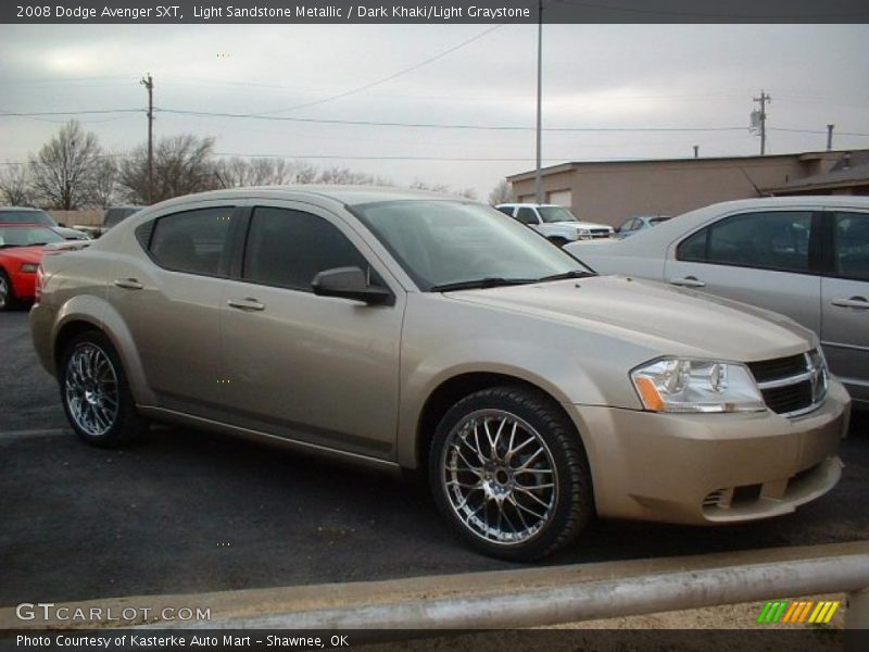Light Sandstone Metallic / Dark Khaki/Light Graystone 2008 Dodge Avenger SXT