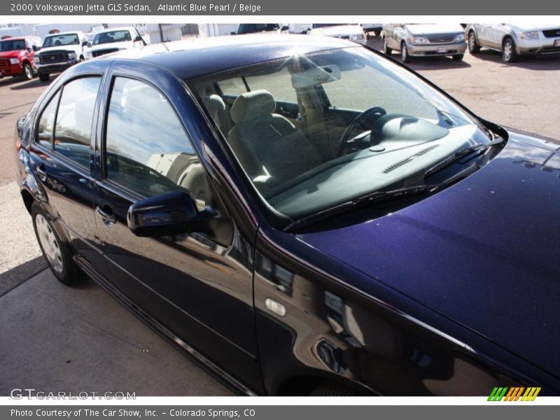 Atlantic Blue Pearl / Beige 2000 Volkswagen Jetta GLS Sedan