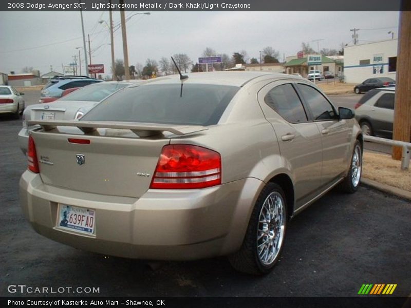Light Sandstone Metallic / Dark Khaki/Light Graystone 2008 Dodge Avenger SXT