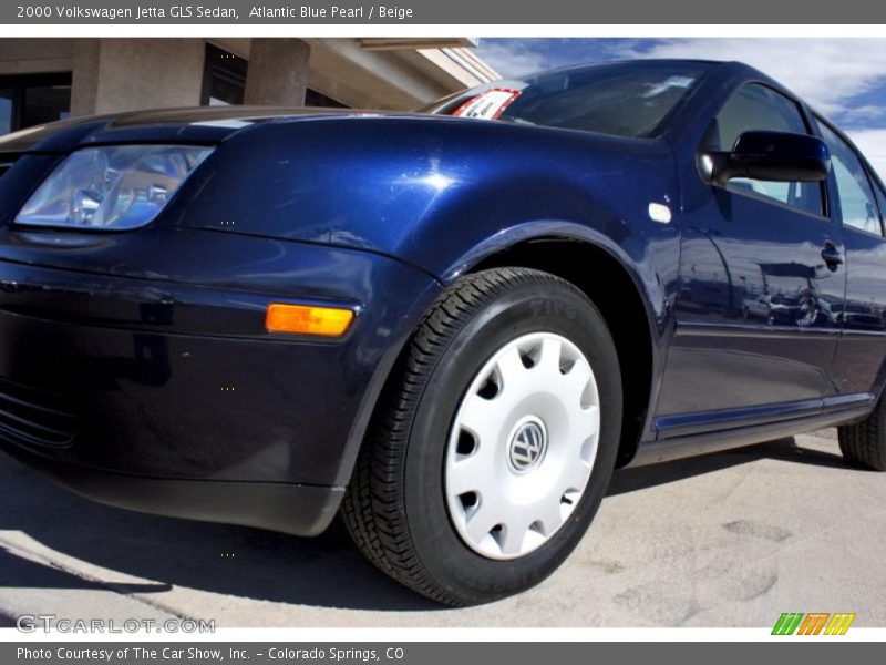 Atlantic Blue Pearl / Beige 2000 Volkswagen Jetta GLS Sedan