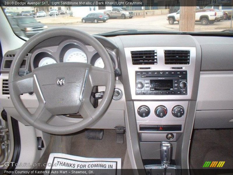 Light Sandstone Metallic / Dark Khaki/Light Graystone 2008 Dodge Avenger SXT