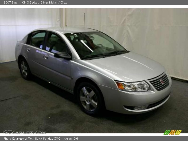Silver Nickel / Gray 2007 Saturn ION 3 Sedan