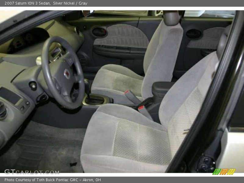 Silver Nickel / Gray 2007 Saturn ION 3 Sedan