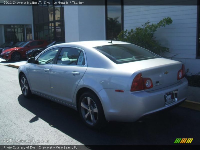 Silver Ice Metallic / Titanium 2011 Chevrolet Malibu LT