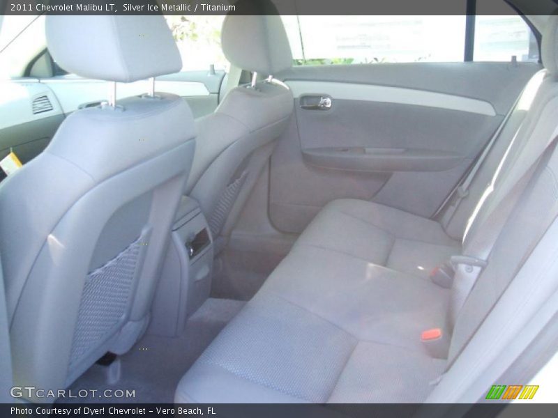 Silver Ice Metallic / Titanium 2011 Chevrolet Malibu LT