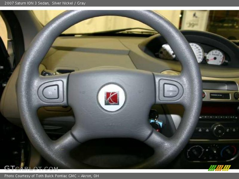 Silver Nickel / Gray 2007 Saturn ION 3 Sedan