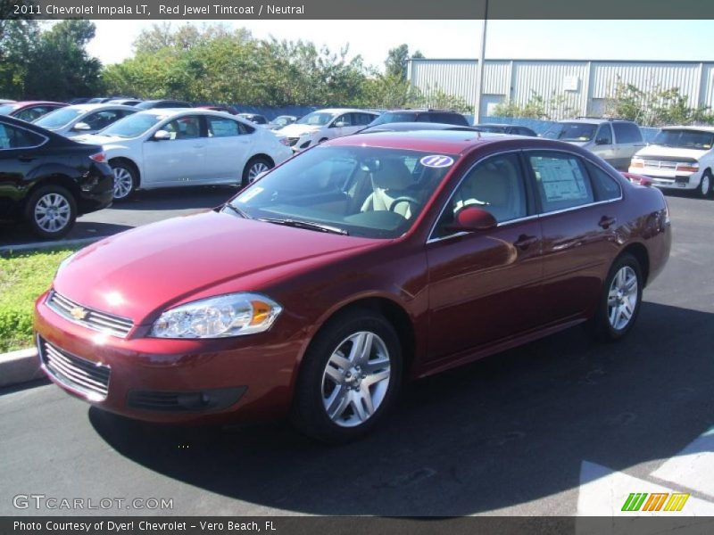 Red Jewel Tintcoat / Neutral 2011 Chevrolet Impala LT