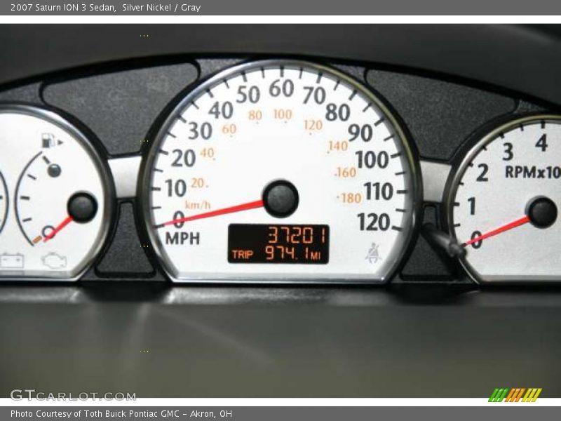 Silver Nickel / Gray 2007 Saturn ION 3 Sedan