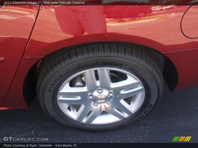 Red Jewel Tintcoat / Neutral 2011 Chevrolet Impala LT