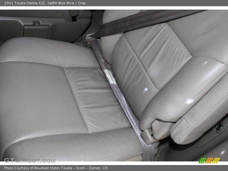 Sailfin Blue Mica / Gray 2001 Toyota Sienna XLE