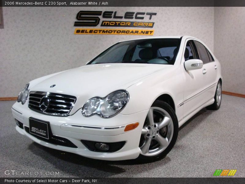 Alabaster White / Ash 2006 Mercedes-Benz C 230 Sport
