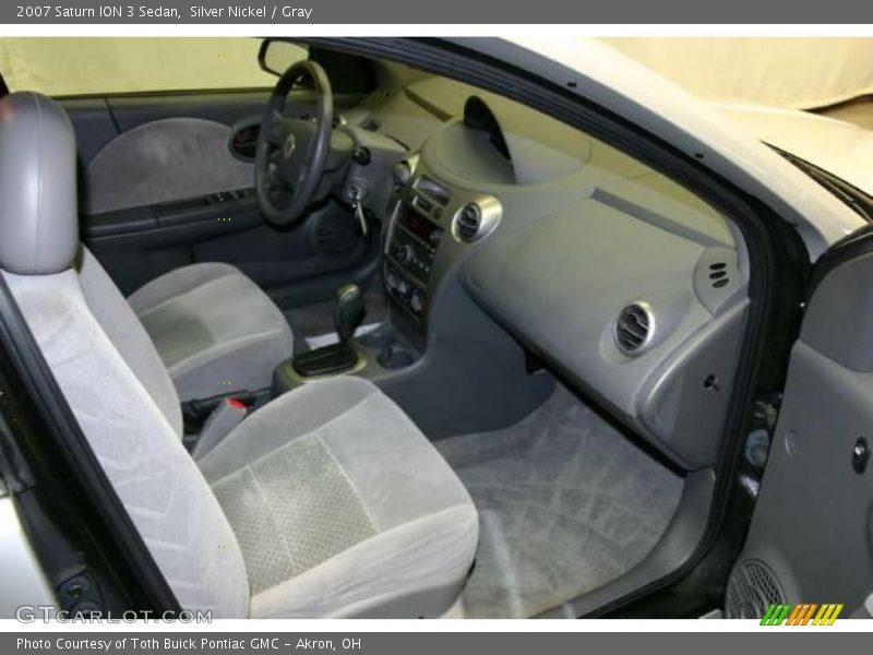 Silver Nickel / Gray 2007 Saturn ION 3 Sedan