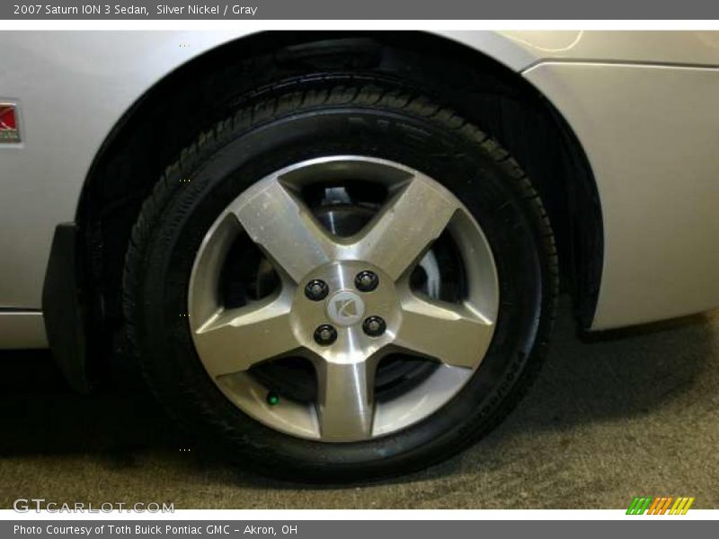 Silver Nickel / Gray 2007 Saturn ION 3 Sedan