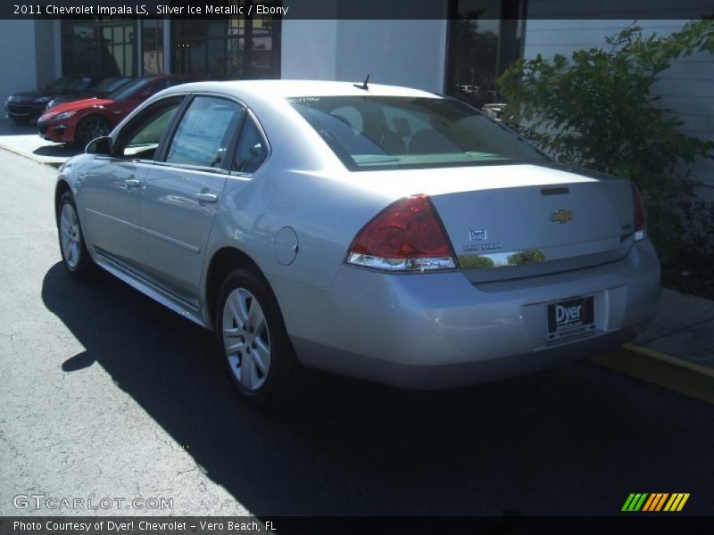 Silver Ice Metallic / Ebony 2011 Chevrolet Impala LS