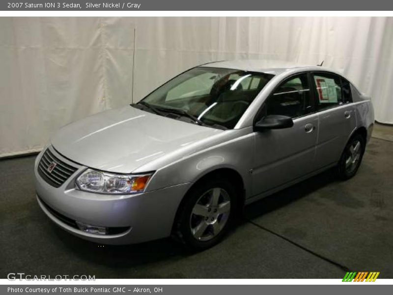 Silver Nickel / Gray 2007 Saturn ION 3 Sedan