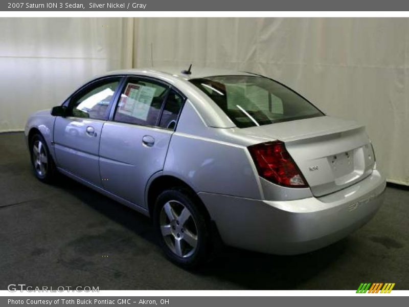 Silver Nickel / Gray 2007 Saturn ION 3 Sedan