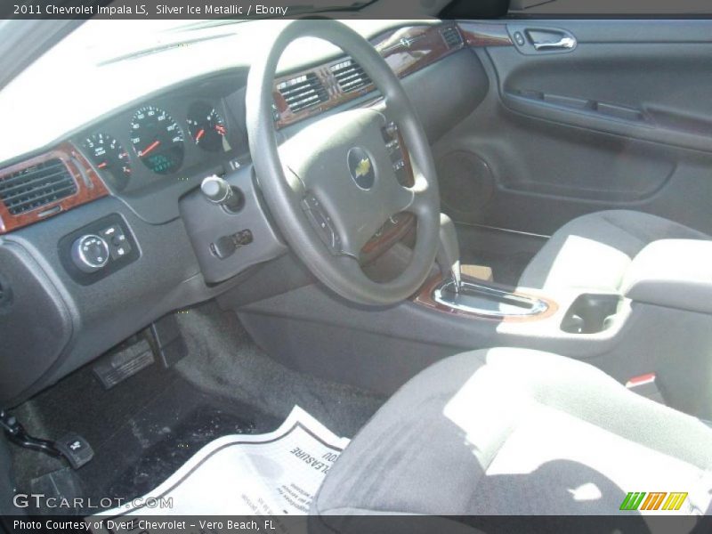 Silver Ice Metallic / Ebony 2011 Chevrolet Impala LS