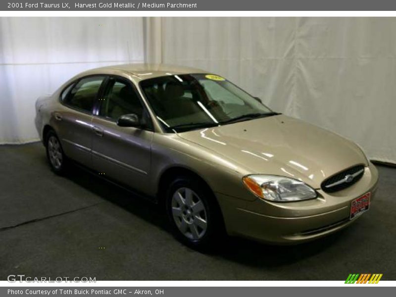 Harvest Gold Metallic / Medium Parchment 2001 Ford Taurus LX