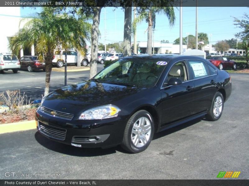 Black / Neutral 2011 Chevrolet Impala LT