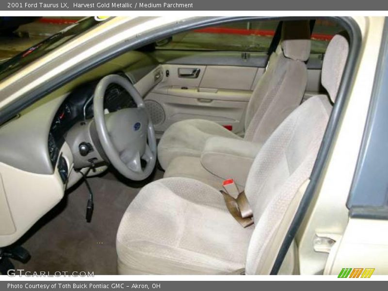 Harvest Gold Metallic / Medium Parchment 2001 Ford Taurus LX