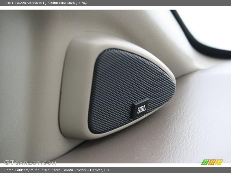 Sailfin Blue Mica / Gray 2001 Toyota Sienna XLE
