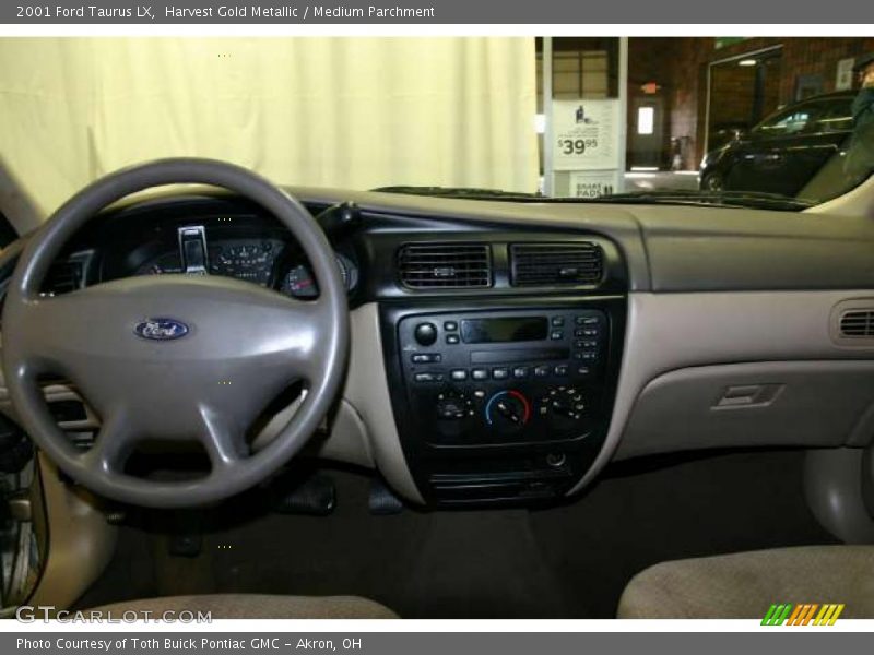 Harvest Gold Metallic / Medium Parchment 2001 Ford Taurus LX