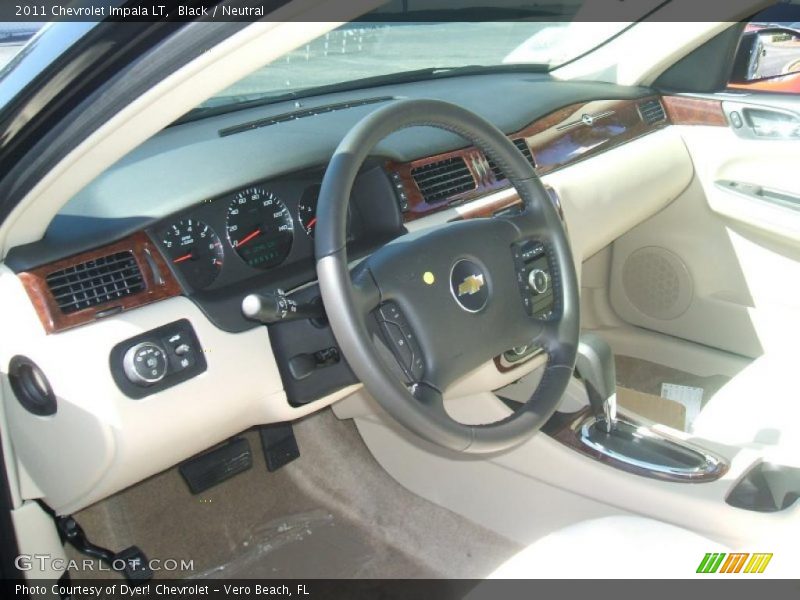 Black / Neutral 2011 Chevrolet Impala LT