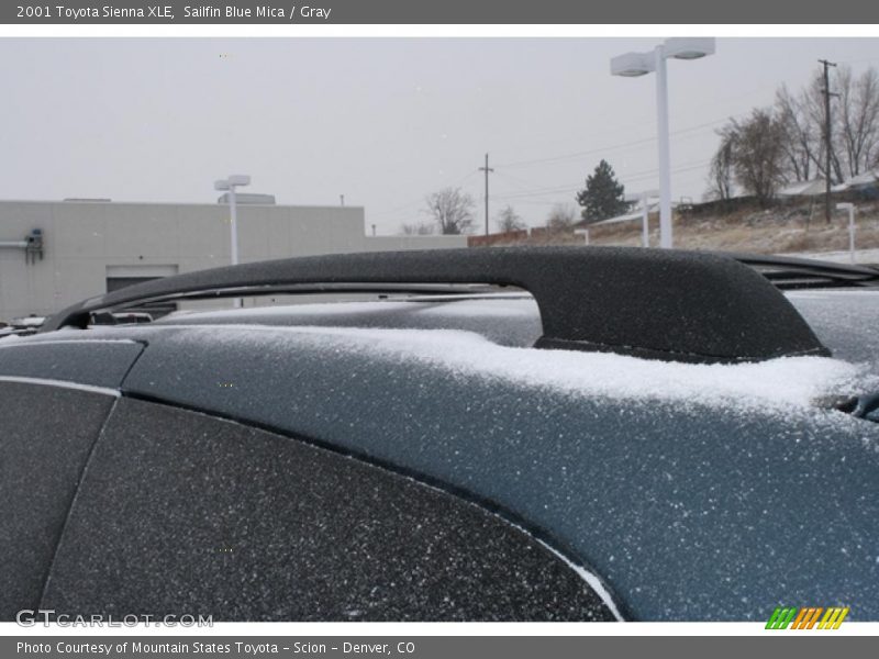 Sailfin Blue Mica / Gray 2001 Toyota Sienna XLE