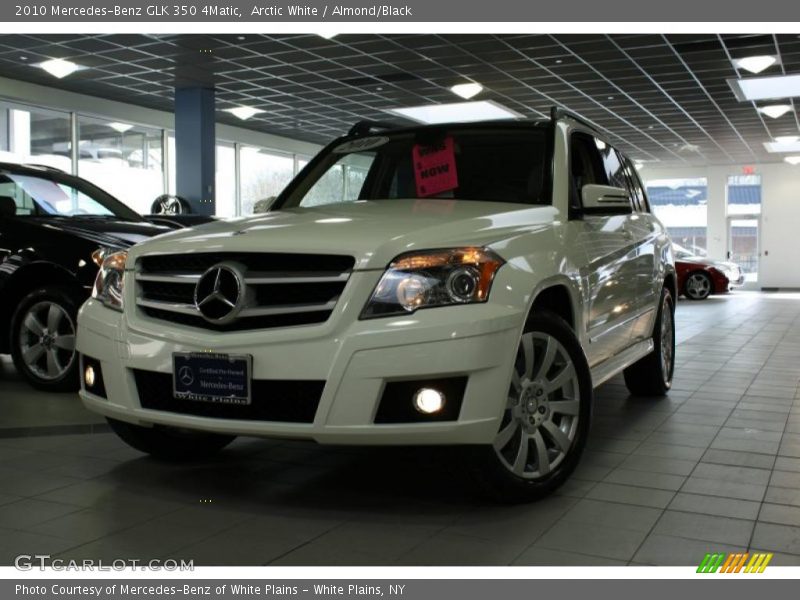 Arctic White / Almond/Black 2010 Mercedes-Benz GLK 350 4Matic