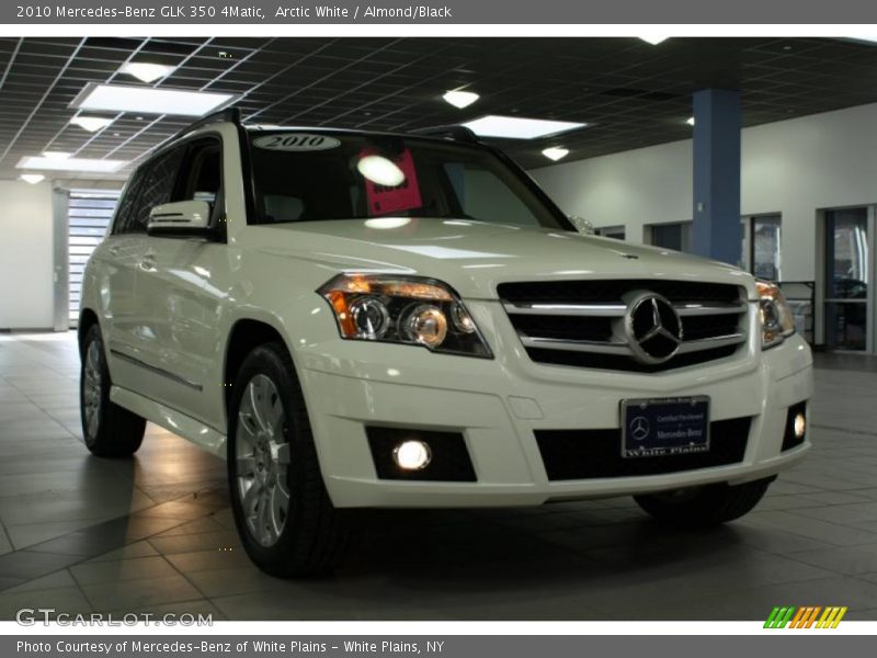 Arctic White / Almond/Black 2010 Mercedes-Benz GLK 350 4Matic
