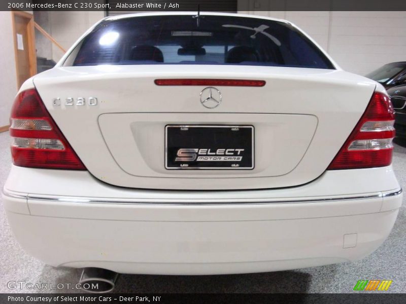 Alabaster White / Ash 2006 Mercedes-Benz C 230 Sport