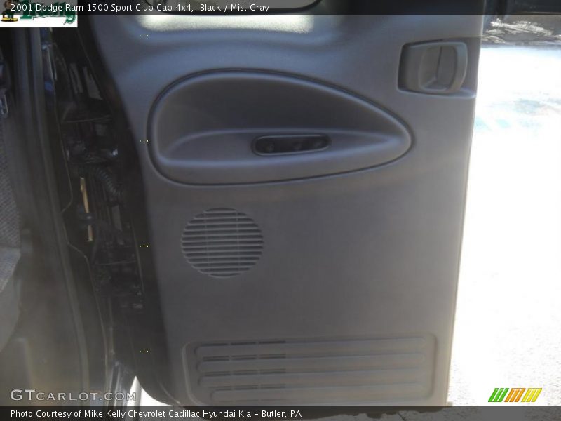 Black / Mist Gray 2001 Dodge Ram 1500 Sport Club Cab 4x4