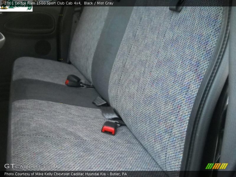 Black / Mist Gray 2001 Dodge Ram 1500 Sport Club Cab 4x4