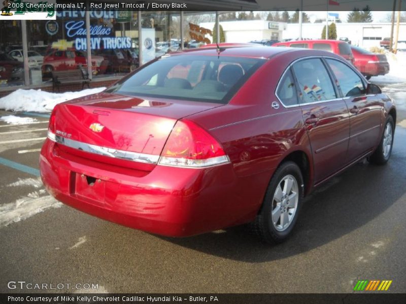 Red Jewel Tintcoat / Ebony Black 2008 Chevrolet Impala LT