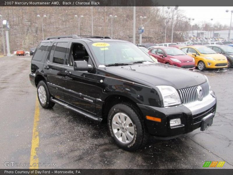 Black / Charcoal Black 2007 Mercury Mountaineer AWD
