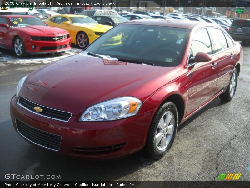 Red Jewel Tintcoat / Ebony Black 2008 Chevrolet Impala LT