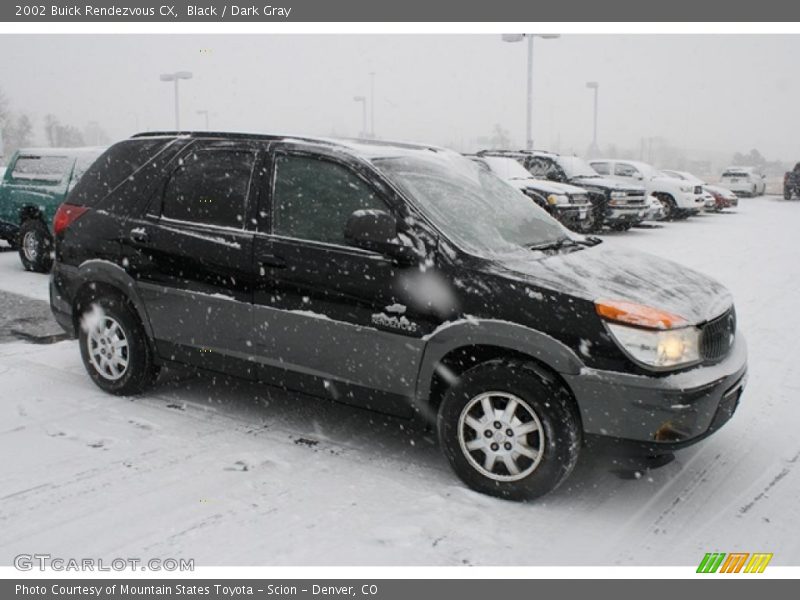 Black / Dark Gray 2002 Buick Rendezvous CX