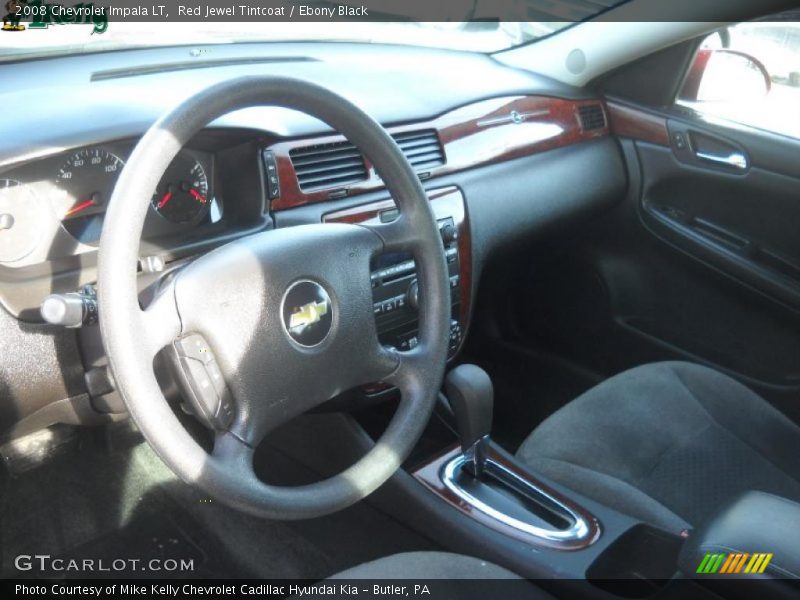 Red Jewel Tintcoat / Ebony Black 2008 Chevrolet Impala LT